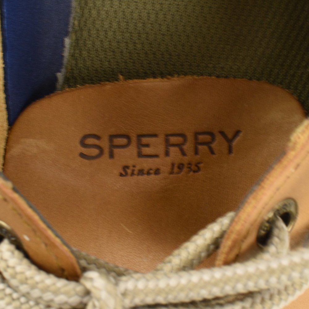 Sperry Leather Boat Deck Slip on Shoes 8 - Picture 11 of 13